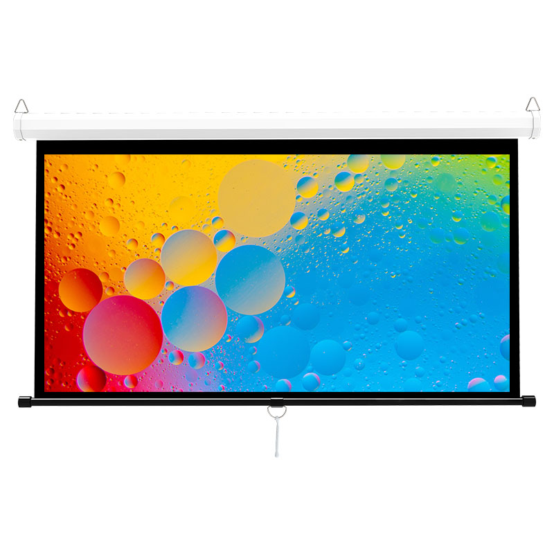 Màn Hình Máy Chiếu Thủ Công 100 Inch 16:9 HD