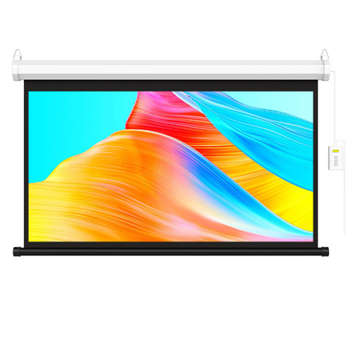 Tường treo màn hình điện điều khiển từ xa 120 inch 16: 9 HD 4k