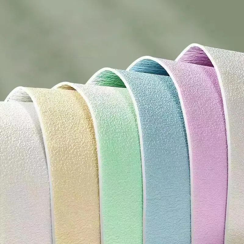 Miếng dán tường xốp XPE tự dính chống va chạm màu trơn